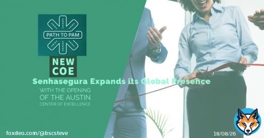 Exciting news! @senha_segura expands global reach with a cutting-edge Center of Excellence in Austin, TX. Discover how their top-notch #cybersecurity solutions are revolutionizing #CyberDefense and Privileged Access Management! Learn more   #PAM