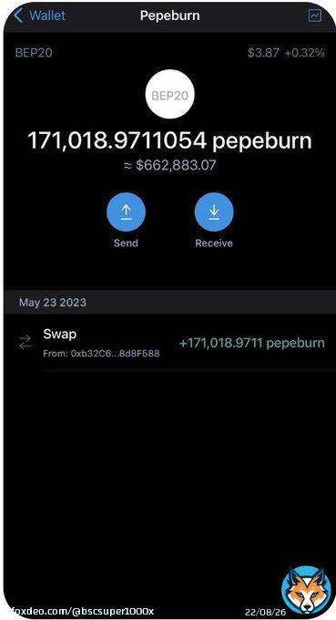 From $300 to $600,000 in 2 days! This happened with @pepeburnproject.  The target is +$100.  Liquidity is locked.  No team tokens.  Low supply gem and deflationary!  What are you waiting for!? #BNB #BSCGems #flokiceo #BRISE #BNBTiger #Bitcoin #Crypto#memecoins