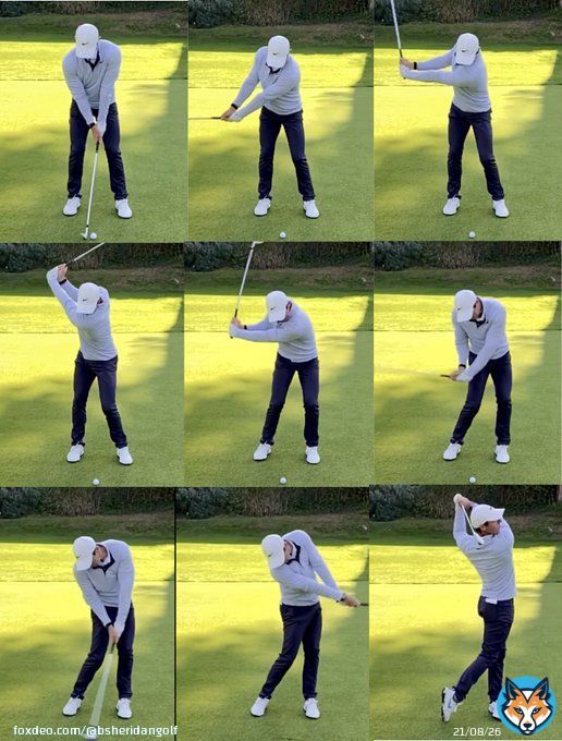 Swing sequence Rory McIlroy iron  #golf #rorymcilroy