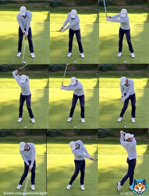 Swing sequence Rory McIlroy iron  #golf #rorymcilroy