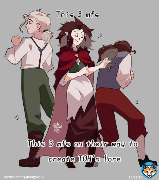 Evelyn, Caleb and Philip ready to create what we know as the owl house  #theowlhousefanart #TOH #tohfanart #TheOwlHouseS3 #calebwittebane #evelynclawthorne #philipwittebane #emperorbelos #theowlhouse