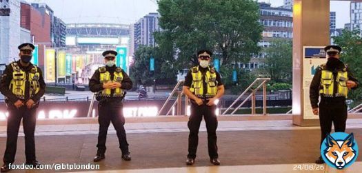 We&rsquo;ve had officers at key routes & stations throughout #EURO2020 & tonight&rsquo;s no different!   Enjoy the football, stay safe, stay vigilant and report any concerns to us by texting 61016   #englandvsczech