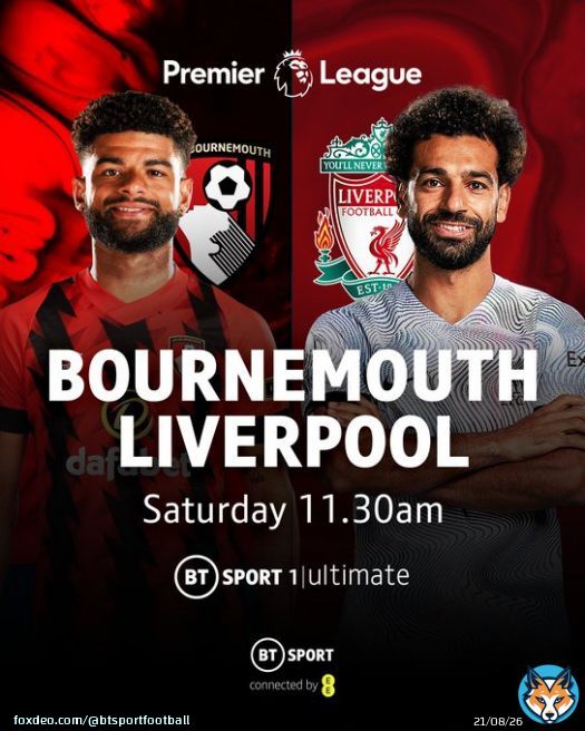 A trip to the coast is on the radar for Liverpool next   Can the reds continue with their upward trajectory or is an upset on the cards?    Bournemouth vs Liverpool | Saturday, 11.30am | BT Sport 1 HD and Ultimate