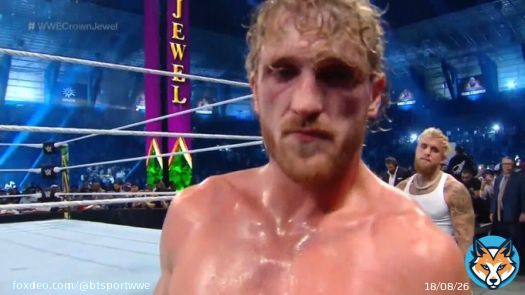 Not bad for only his 3rd ever professional wrestling match.  Once again, @LoganPaul has made believers out of doubters.  #WWECrownJewel