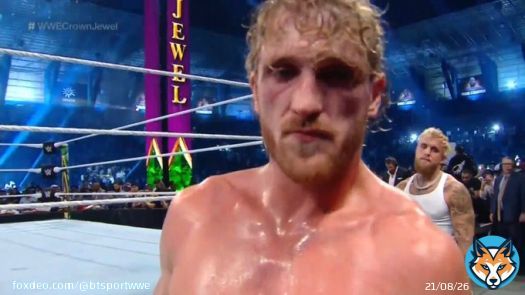 Not bad for only his 3rd ever professional wrestling match.  Once again, @LoganPaul has made believers out of doubters.  #WWECrownJewel