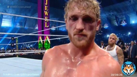 Not bad for only his 3rd ever professional wrestling match.  Once again, @LoganPaul has made believers out of doubters.  #WWECrownJewel