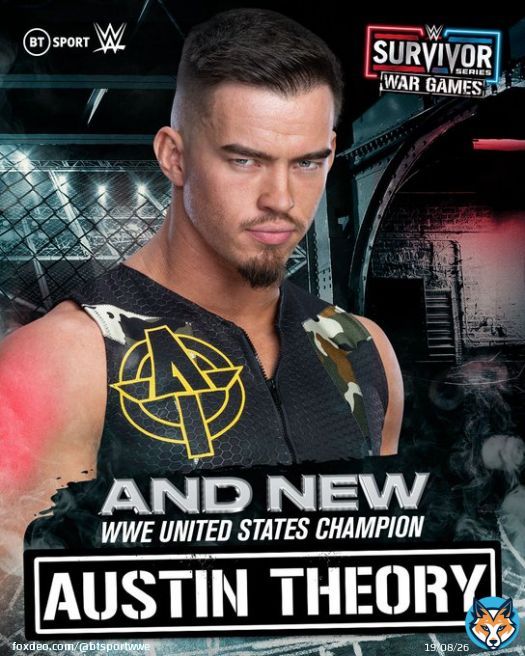 ???????????? ????????????????????????????????????????????  @_Theory1 is the new WWE United States Champion!    #SurvivorSeries