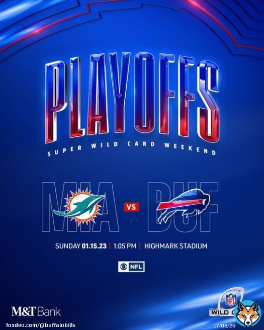 Lock it in.   #MIAvsBUF | #BillsMafia