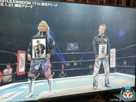 Jay Briscoe is looking and smiling down from heaven  @realkevinkelly @reasonjp @njpwglobal @noahglobal #NJPWvsNOAH