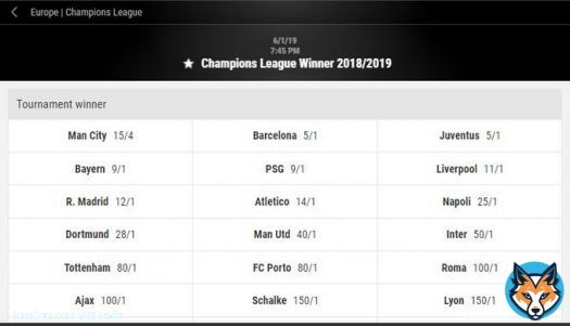 Champions League winner   9/1 - PSG 11/1 - Liverpool 25/1 - Napoli  Full odds:    #REDLIV #NAPPSG #UCL