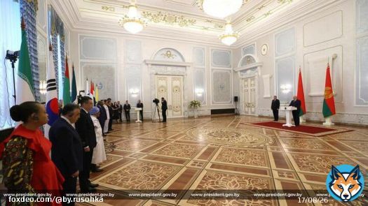 Девять послов вручили верительные грамоты Александру Лукашенко. «ООН превратилось в дипломатическое казино».