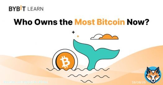 Who owns the most #Bitcoin now?   Hint: It's not who you might think!   #BybitLearn #TheCryptoArk