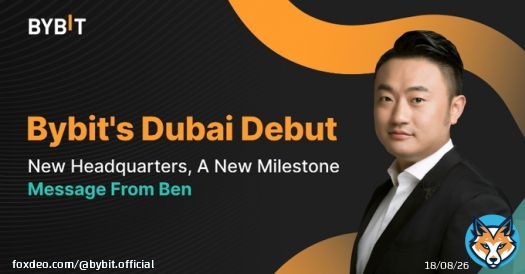 #Bybit is now anchored at the heart of Dubai!   Celebrate the new era and accelerate into Web3 with us!    Read more here:   #TheCryptoArk #NextLevelExploration