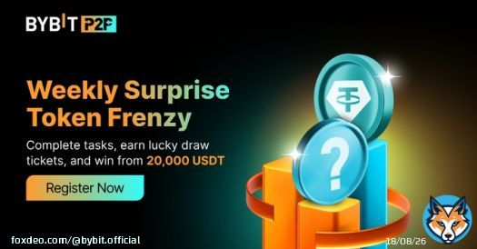 Join Bybit&rsquo;s Fiat x (Token) Frenzy!   Complete simple tasks like deposits and trades to share in a 20,000 USDT prize pool.    Sign Up & Register Now!Sign Up & Share 20,000 USDT Prize Pool!From bybit.com