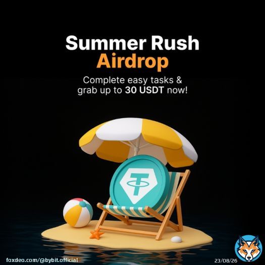 Only till 6 July 2025, 10AM UTC!  Earn up to 30 USDT just by joining Summer Rush Airdrop!  No FOMO,  Sign Up Now!Summer Rush is here! Sign Up Now!From bybit.com