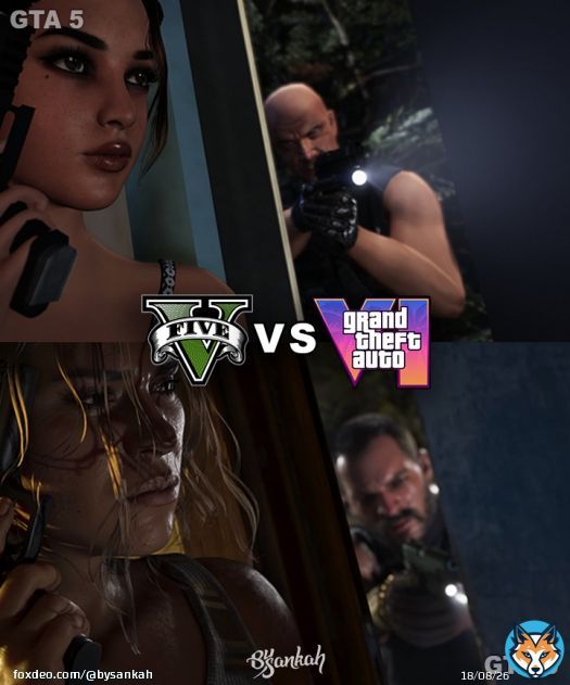 GTA 5 vs GTA 6 GRAPHICS COMPARISON !  GTA6.2026 ! #gta6 #GTAVI #gaming