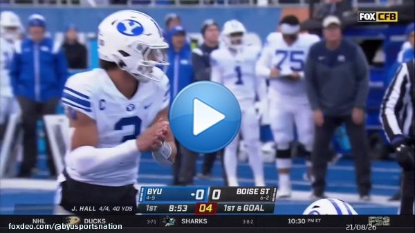Let's watch that again.   Highlights from tonight's win over Boise State   #BYUFOOTBALL | #GoCougs