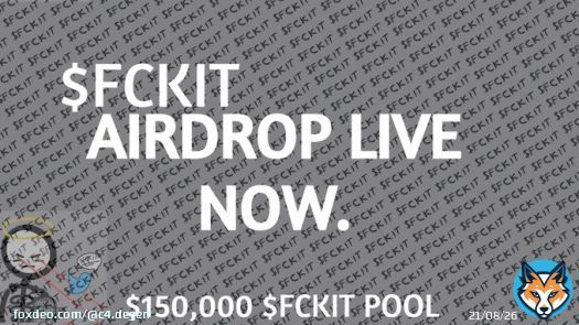 AIRDROP ANNOUNCED  CLAIM YOUR $FCKIT TOKENS NOW!      #FCKIT #BEN $RNDR $DURK #SAFEMOON #KING #ETH #USDT #PEPE $FCKIT #BOB $MONG #BAYC #NFTs $PLSX #PEPE RFD #REFUND #pulsechain $HEX #HEX #PLSX $PEPE #LANA #FAZE #COINBASE #METAMASK #Bitcoin #FCKITCOIN