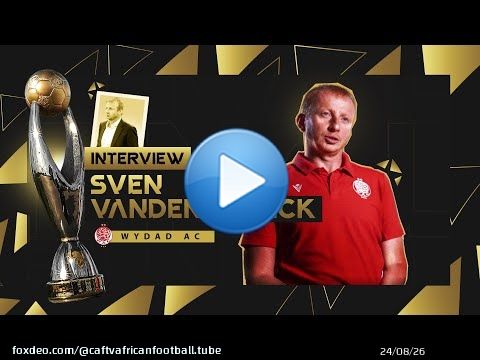 \ud83d\udd34 Wydad AC Manager Sven Vandenbroeck EXCLUSIVE INTERVIEW \ud83c\udfc6