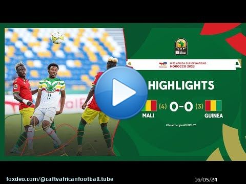 Mali \ud83c\udd9a Guinea | Highlights - #TotalEnergiesAFCONU23 - 3rd place