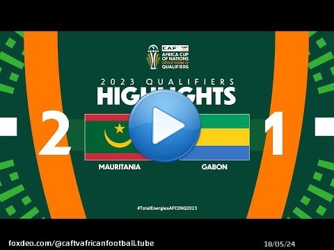 Mauritania \ud83c\udd9a Gabon | Highlights - #TotalEnergiesAFCONQ2023 - MD6 Group I