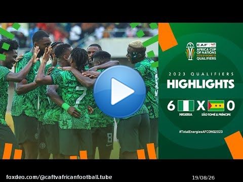 Nigeria \ud83c\udd9a S&atilde;o Tom&eacute; and Pr&iacute;ncipe  | Highlights - #TotalEnergiesAFCONQ2023 - MD6 Group A