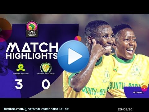 HIGHLIGHTS | Mamelodi Sundowns \ud83c\udd9a Atletico fc d'Abidjan | Matchday 3 | 2023 #CAFWCL