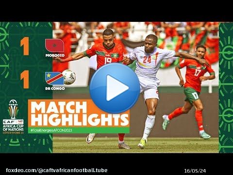 HIGHLIGHTS | Morocco \ud83c\udd9a DR Congo | ملخص مباراة المغرب والكونغو الديمقراطية #TotalEnergiesAFCON2023