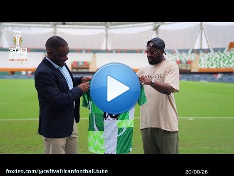 Nigeria's legend Jay-Jay Okocha - Special #TotalEnergiesAFCON2023 jersey.