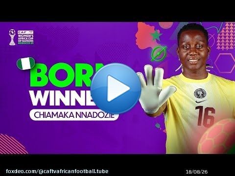 Brave. Smart. The full package. Nnadozie on being #BornWinners. #TotalEnergiesWAFCON2024
