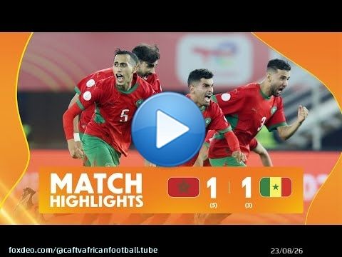 Morocco (5)1-1(3) Senegal Match Highlights l TotalEnergies CHAN 2024&nbsp;l&nbsp;Semi-finals