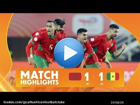 Morocco (5)1-1(3) Senegal Match Highlights l TotalEnergies CHAN 2024&nbsp;l&nbsp;Semi-finals