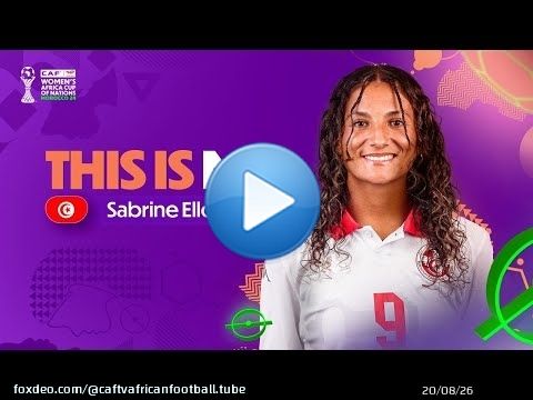 Sabrine Ellouzi in #ThisIsMe, where football meets flavor. #TotalEnergiesWAFCON2024