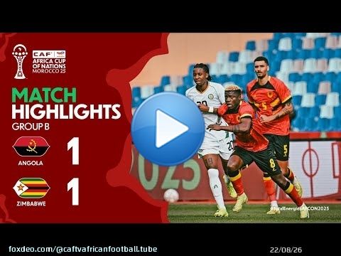 HIGHLIGHTS | Angola \ud83c\udd9a Zimbabwe | #TotalEnergiesAFCON2025 - Group B