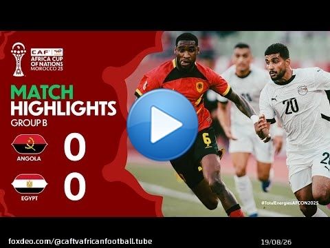 HIGHLIGHTS | Angola \ud83c\udd9a Egypt | #TotalEnergiesAFCON2025 - Group E | ملخص أنجولا ومصر