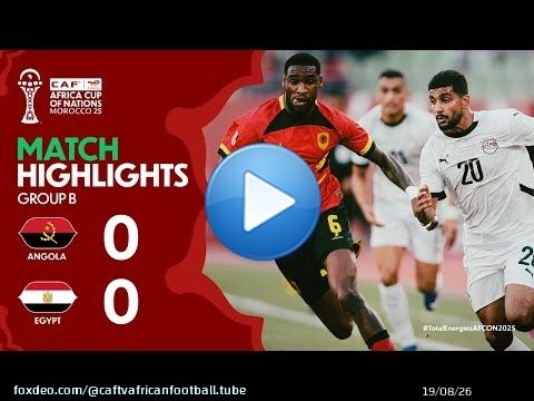 HIGHLIGHTS | Angola \ud83c\udd9a Egypt | #TotalEnergiesAFCON2025 - Group E | ملخص أنجولا ومصر