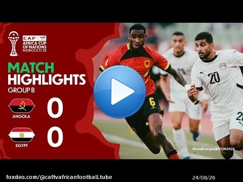 HIGHLIGHTS | Angola \ud83c\udd9a Egypt | #TotalEnergiesAFCON2025 - Group E | ملخص أنجولا ومصر