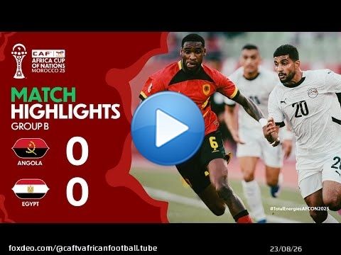 HIGHLIGHTS | Angola \ud83c\udd9a Egypt | #TotalEnergiesAFCON2025 - Group E | ملخص أنجولا ومصر