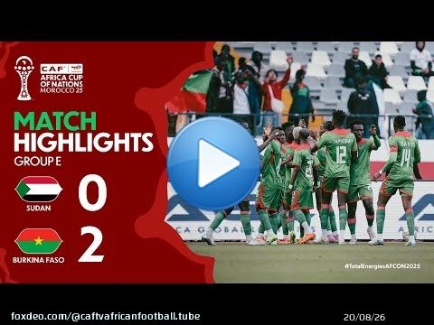 HIGHLIGHTS | Sudan \ud83c\udd9a Burkina Faso | #TotalEnergiesAFCON2025 - Group E