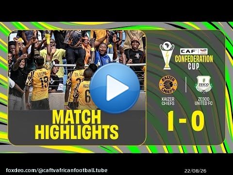 \ud83c\udf9e\ufe0f Match Highlights:Kaizer Chiefs claims a 1-0 win against ZESCO United FC.#TotalEnergiesCAFCC
