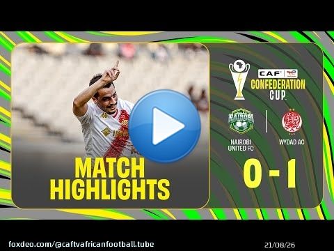 HIGHLIGHTS | Nairobi United FC \ud83c\udd9a Wydad AC | Matchday 5 | 2025-26 #TotalEnergiesCAFCC