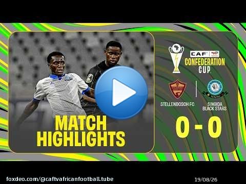 HIGHLIGHTS | Stellenbosch FC \ud83c\udd9a Singida Black Stars | Matchday 6 | 2025-26 #TotalEnergiesCAFCC