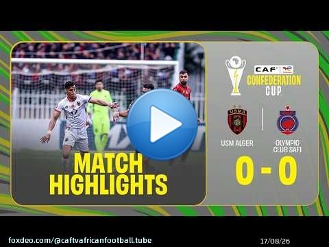 Résumé du match USM Alger \ud83c\udd9a Olympic Club Safi | Résumé de la demi-finale entre l'USM Alger et l'O...