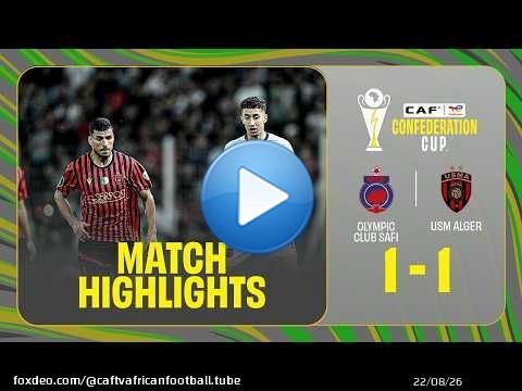 POINTS FORTS | Olympic Club Safi \ud83c\udd9a USM Alger | Résumé du match : Olympic Safi contre USM Alger en...