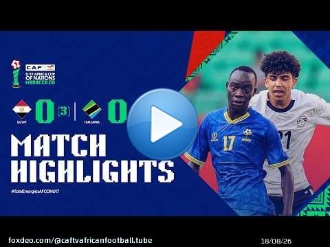 Égypte 0 (3) - 0 (4) Tanzanie : Résumé du match | TotalEnergies AFCON U-17 | Demi-finales
