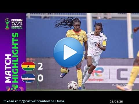 Ghana 2-0 Cap-Vert | Résumé du match | TotalEnergies WAFCON 2026 | Groupe D