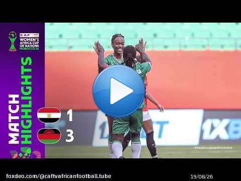 Égypte 1-3 Malawi | Résumé du match | TotalEnergies WAFCON 2026 | Groupe C