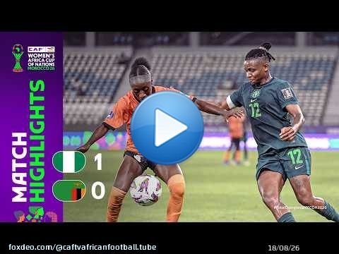 Nigeria 1-0 Zambie | Temps forts du match | TotalEnergies WAFCON 2026 | Groupe C