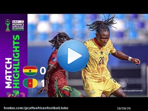 Ghana 0-1 Cameroun | Temps forts du match | TotalEnergies WAFCON 2026 | Groupe D
