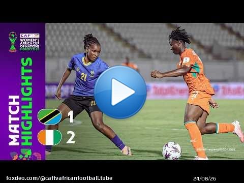 Tanzanie 1-2 Côte d'Ivoire | Résumé du match | TotalEnergies WAFCON 2026 | Groupe B